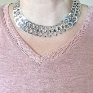 Necklace. Very flexible metal.
